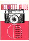 Kodak Retinette 2 manual. Camera Instructions.